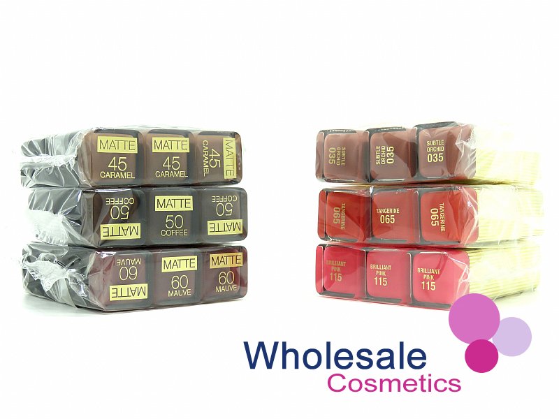 18 x Max Factor Colour Elixir & Matte Lipsticks - ASSORTED
